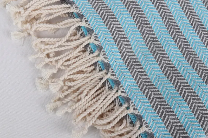 Travel towel, Turkish Beach Towel Bulk, Bridesmaid Gift Towel, Personalized Turkish Towel, 70x40 Cotton Herringbone Towel, Bridesmaid Favors - 7