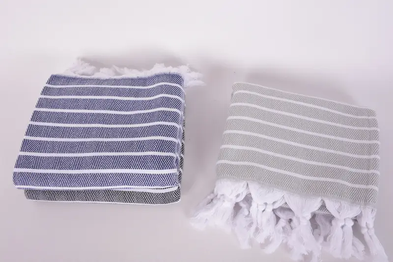 Peshtemal Handtuch, leichtes türkisches Handtuch, Junggesellengeschenke, Hochzeitsgeschenkideen, Strandtuch, 70 x 40 Baumwollstreifentuch, türkisches Badetuch - 8