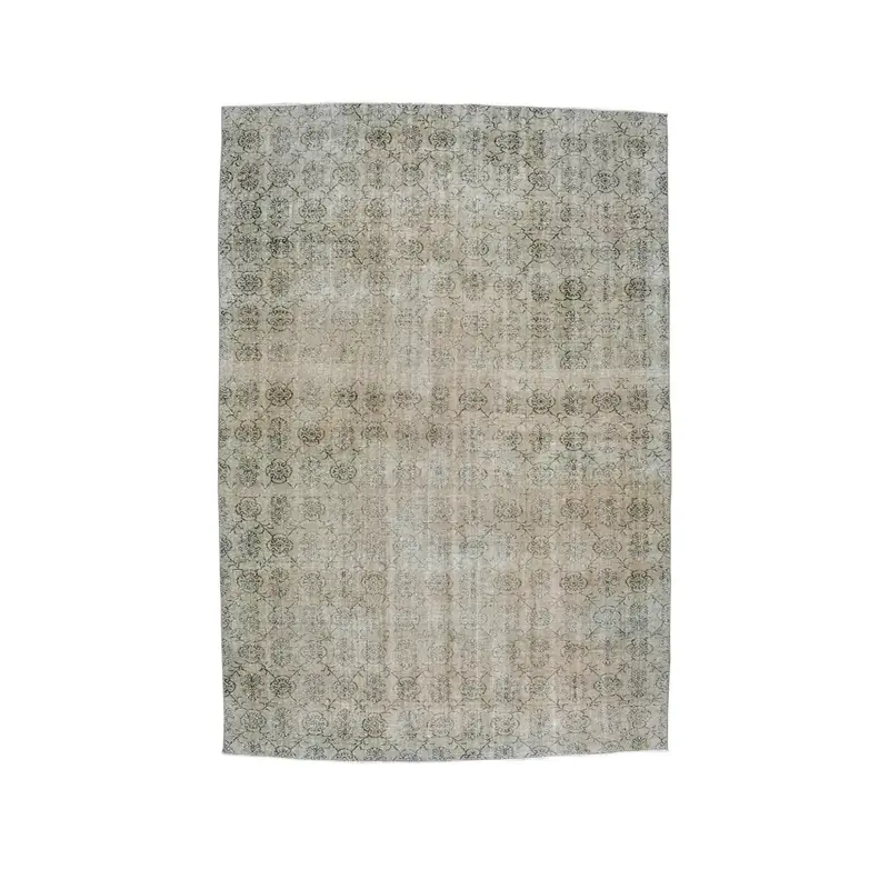 7,28x10,63 ft Rug, Geometric with Floral Motifs