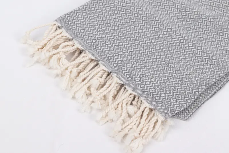 Turkish Towel Beach, Summer Towel, 70x40 Cotton Diamond Towel, Bridal Shower Gifts, Custom Towel Beach, Custom Wedding Gift, Quick-dry towel - 7
