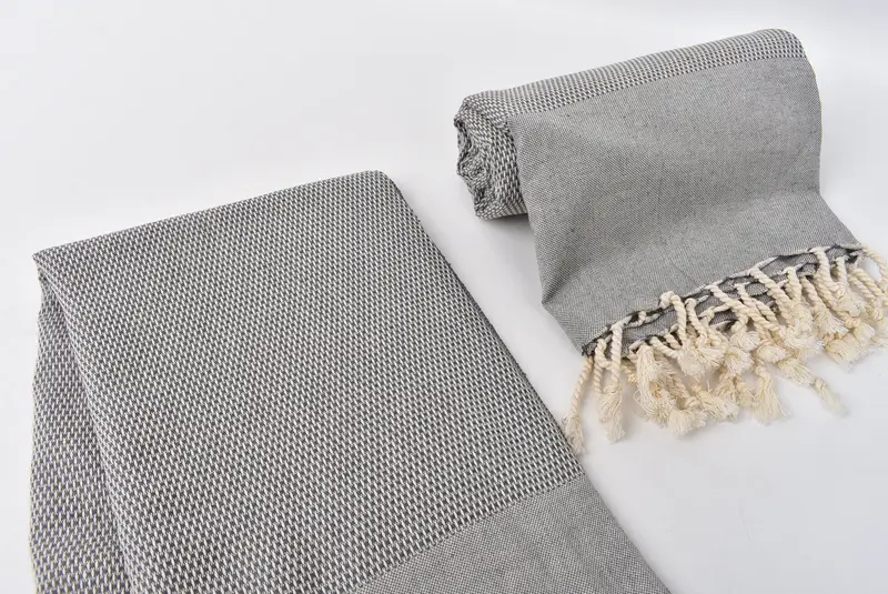 Absorbent Turkish towel, 70x40 Cotton Geometric Towel, Gift Towel, Luxury towel, Personalized Turkish Beach Towel, Lightweight Turkish towel - 7