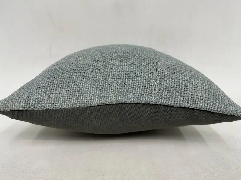 Christmas Pillow Sham, Handmade Kilim Cushion, 16x16 Gray Pillow Sham, Ethnical Kilim Rug Pillow, Boho Pillow Sham Cover, Pillow Cover - 5