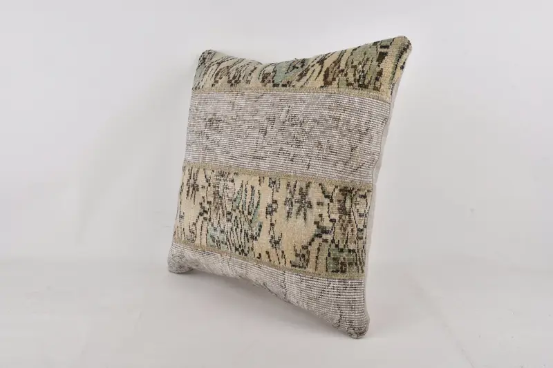 Boho Chic Pillow, Pillow, Boho Pillow, Luxury Pillow, 24x24 Brown Pillow, Vintage Pillow, Comfy Throw Cushion Cover, Kilim Pillow Cover - 3