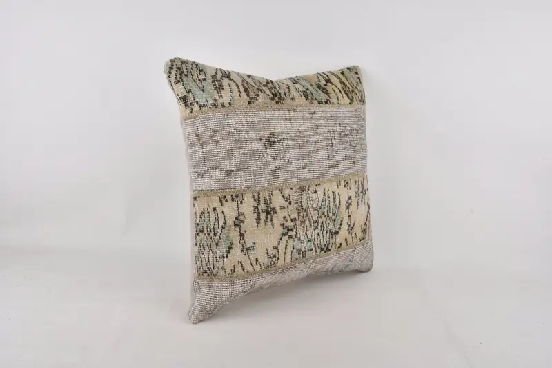 Boho Chic Pillow, Pillow, Boho Pillow, Luxury Pillow, 24x24 Brown Pillow, Vintage Pillow, Comfy Throw Cushion Cover, Kilim Pillow Cover - 2