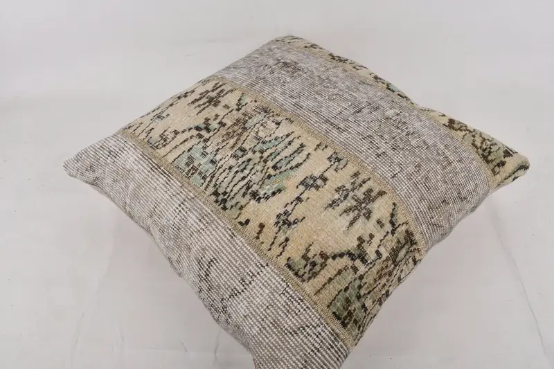 Boho Chic Pillow, Pillow, Boho Pillow, Luxury Pillow, 24x24 Brown Pillow, Vintage Pillow, Comfy Throw Cushion Cover, Kilim Pillow Cover - 6