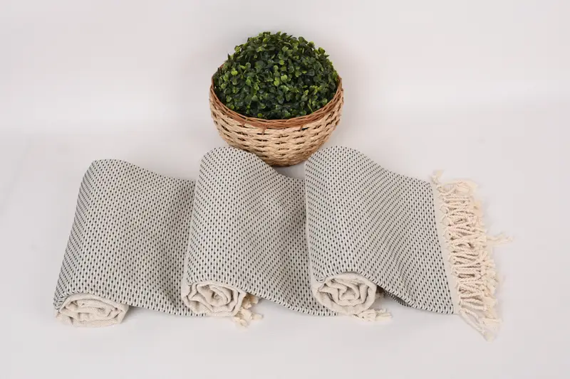 Turkish Towel Personalized, Turkish Towel Beach, 70x40 Cotton Polka Dot Towel, Best Friend Gift Ideas, Cotton towel, Gym Towel, Lightweight towel - 8