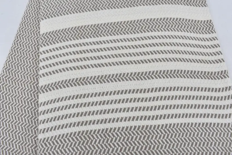Monogram Beach Towel, Best Beach Towel, Embroidered Beach Towel, Lightweight Turkish towel, 70x40 Cotton Striped Towel, Employee Gifts, Scarf Towel - 7