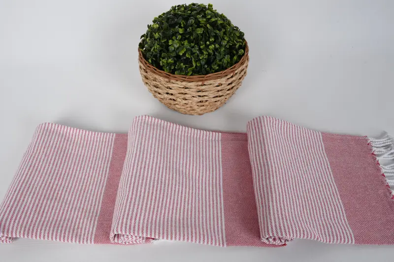 Custom Hand Towel, Handmade Gift, 40x18 Cotton Striped Towel, Monogram Turkish Bath Towel, Personalized Gift, Decorative Towel, Wedding Gift - 8