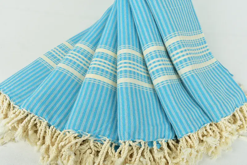 Hammam towel, Bachelorette Party Favors Beach, Travel Towel, Custom Bath Towel, Beach Towel Gift, 68x38 Cotton Striped Towel, Bridesmaid Gift - 4