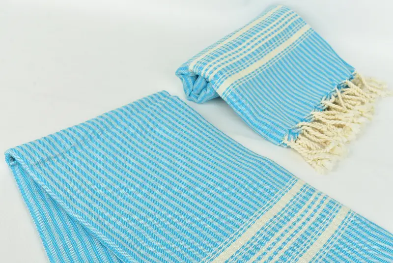 Hammam towel, Bachelorette Party Favors Beach, Travel Towel, Custom Bath Towel, Beach Towel Gift, 68x38 Cotton Striped Towel, Bridesmaid Gift - 7