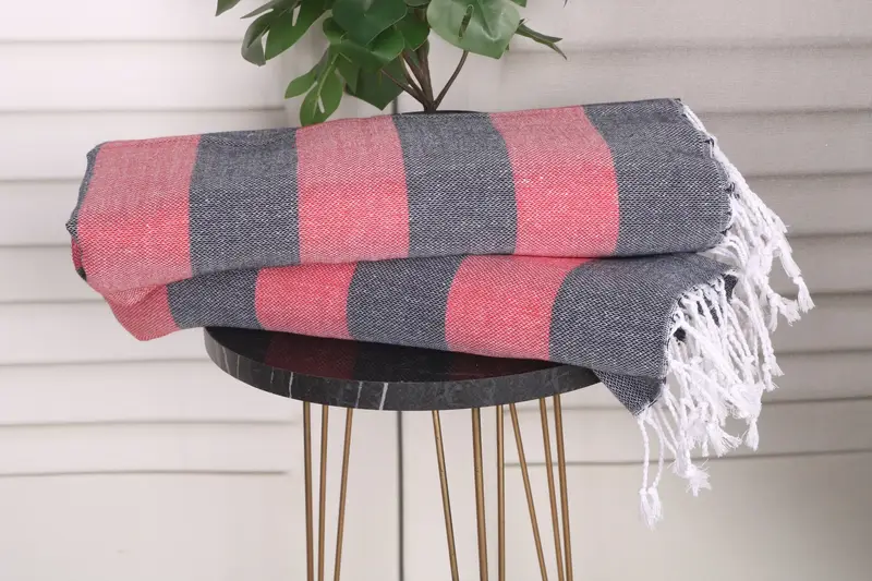 Summer Gift, Unique Gift, Wedding Gift, Personalized Hand Towel, 40x18 Cotton Striped Towel, Bachelorette Party Gifts Bridesmaids, Small Bath Towels - 3