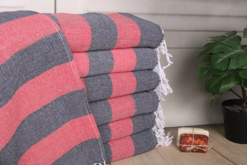 Summer Gift, Unique Gift, Wedding Gift, Personalized Hand Towel, 40x18 Cotton Striped Towel, Bachelorette Party Gifts Bridesmaids, Small Bath Towels - 1