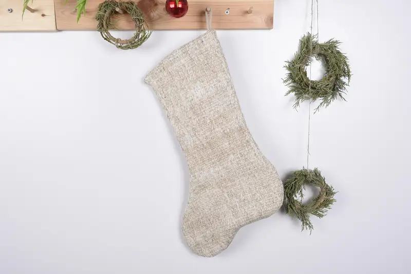 Festliches Weihnachtsornamentmuster, 19-Zoll-Weihnachtsstrumpf