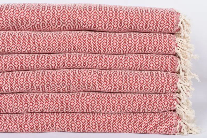 Bedspread, Bachelorette Party Favors, 96x80 Cotton Diamond Towel, Turkish Throw Blanket, Turkish Tablecloth, Bridal Gifts, Woven Throw Blanket - 3