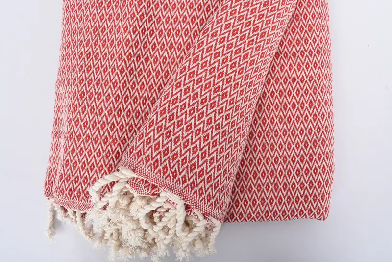 Bedspread, Bachelorette Party Favors, 96x80 Cotton Diamond Towel, Turkish Throw Blanket, Turkish Tablecloth, Bridal Gifts, Woven Throw Blanket - 8