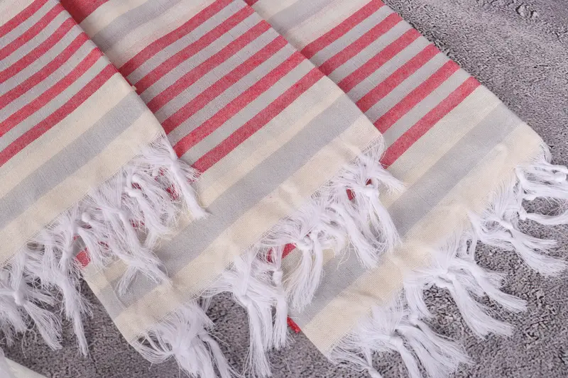 Soft towel, 68x40 Cotton Striped Towel, Handwoven Turkish Towel, Bachelor Bachelorette Party Favors, Guest Towel, Wedding Gifts Towel, Baby Boy Gift - 5