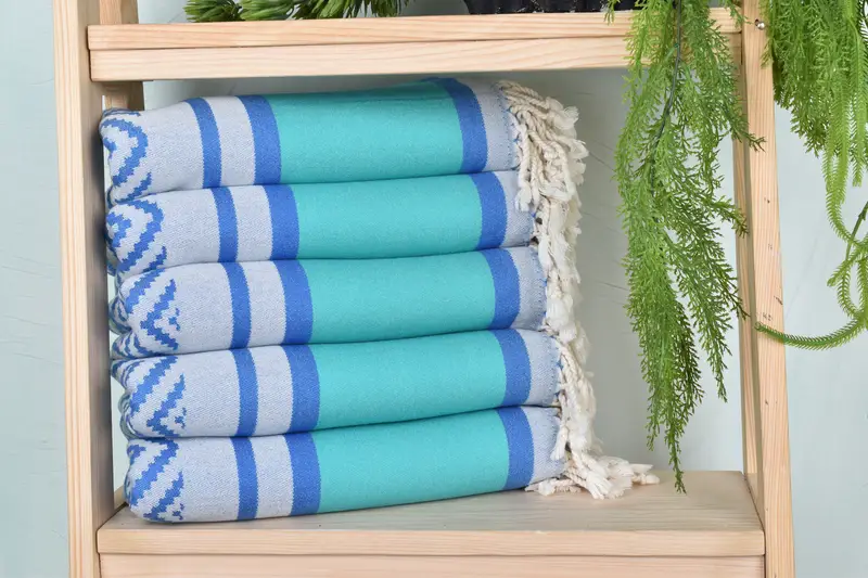Anniversary Gift For Her, Bachelorette Party Gifts, Luxury Turkish peshtemal beach towel, Fouta towel, 70x36 Cotton Sun Design Towel, Cotton towel - 2