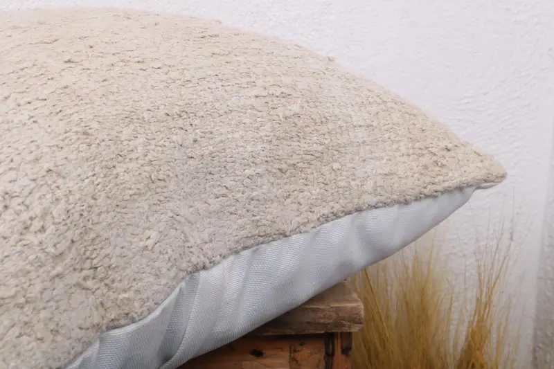 Interior Designer Pillow, 18x18 White Pillow Sham, Pillow Sham, Throw Kilim Pillow, Seat Pillow, Handmade Kilim Cushion, Aztec Pillow Case - 6