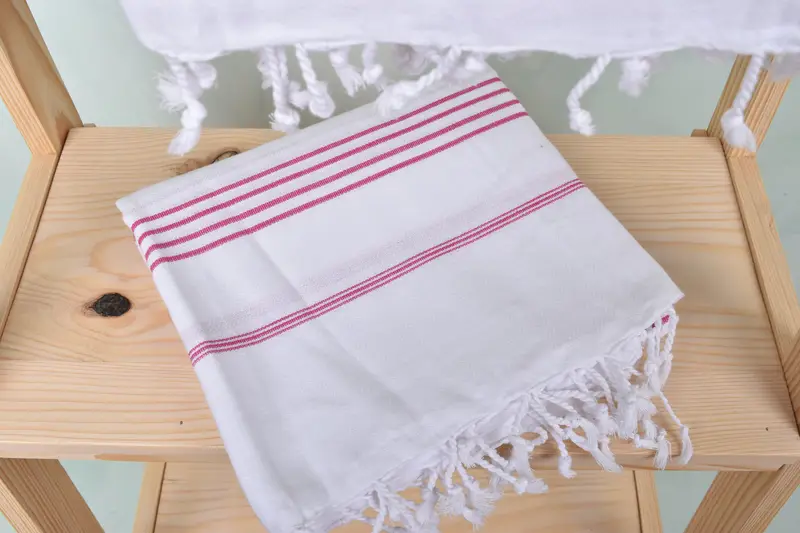 Bachelorette Party Gift, Spa Gift, 70x40 Cotton Striped Towel, Yoga Towel, Quick-Dry Beach Towel, Organic towel, Custom Wedding Gift From Bridesmaid - 5
