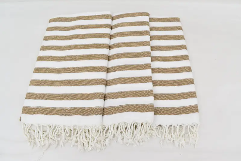Bachelor Gifts, Wedding Gifts Towel, Summer Towel, Bridemaids Beach Towel, 70x36 Cotton Striped Towel, Bridal Shower Favor, Hammam towel, Gym Towel - 7