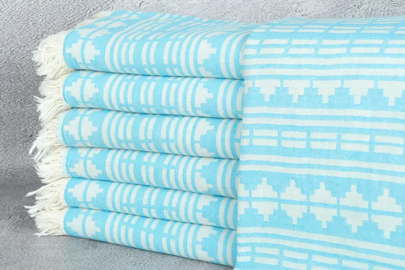 Hammam towel, Wedding Towel, Beach Towel Personalized, 70x40 Linen Kilim Design Towel, Bridesmaid Gifts, Best Friend Gift Ideas, Bachelorette Gifts - 2