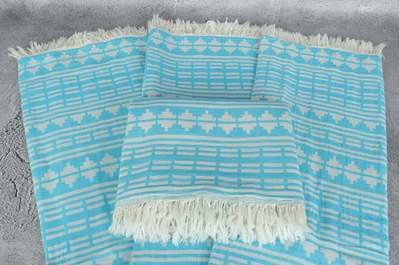 Hammam towel, Wedding Towel, Beach Towel Personalized, 70x40 Linen Kilim Design Towel, Bridesmaid Gifts, Best Friend Gift Ideas, Bachelorette Gifts - 5
