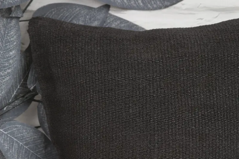 Home Decor Pillow, 12x12 Gray Cushion, Retro Pillow, Accent Throw Cushion, Office Chair Pillow Sham, Boho Pillow, Pillow, Interior Designer Pillow - 2