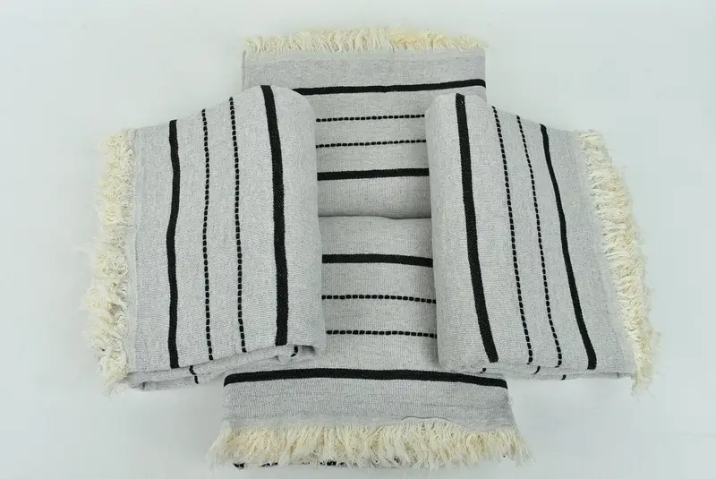 Beach Towel Bulk, Bachelorette Party Gifts, Christmas Favors, Hammam Towel USA, Quick-Dry Beach Towel, Summer Gift Ideas, 70x40 Cotton Striped Towel - 6