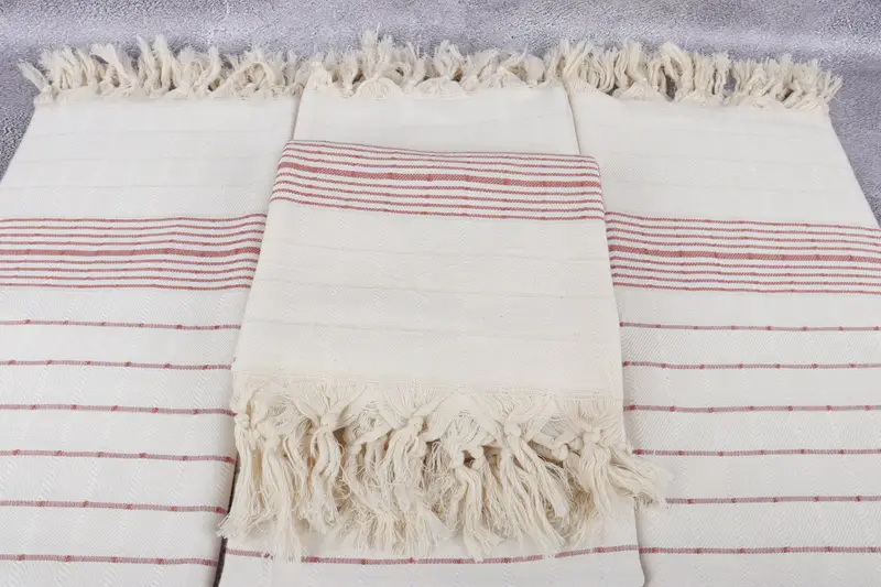 70x40 Cotton Striped Towel, Bachelorette Beach Towel, Embroidered Beach Towel, Personalized Towel, Christmas Favors, Custom Towel, Luxury towel - 4
