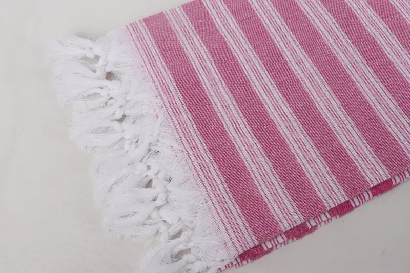 Cotton towel, Beach Wedding Favor, Wedding Gift, Absorbent Turkish towel, Gift For Coworker, Girl Trip Party Favor, 70x40 Cotton Striped Towel - 7