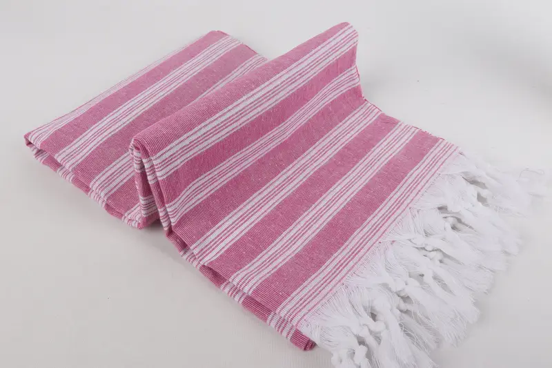 Cotton towel, Beach Wedding Favor, Wedding Gift, Absorbent Turkish towel, Gift For Coworker, Girl Trip Party Favor, 70x40 Cotton Striped Towel - 6