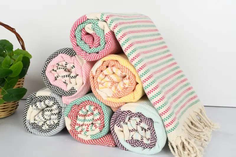 Organic Towel, Bachelorette Party Gifts, Quick-dry towel, Personalized Gifts, Birthday Gift, Spa Gift Towel, 70x40 Cotton Geometric Towel - 3