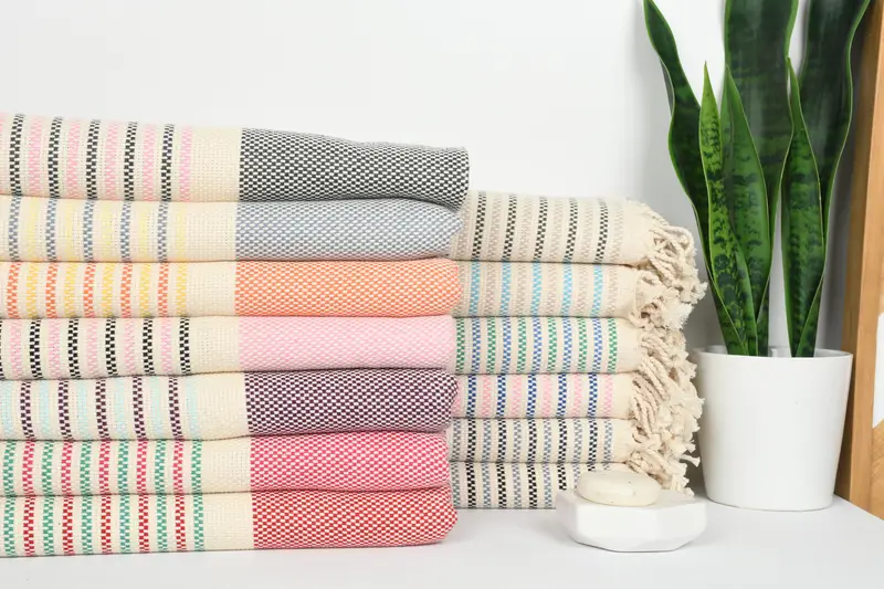 Organic Towel, Bachelorette Party Gifts, Quick-dry towel, Personalized Gifts, Birthday Gift, Spa Gift Towel, 70x40 Cotton Geometric Towel - 5