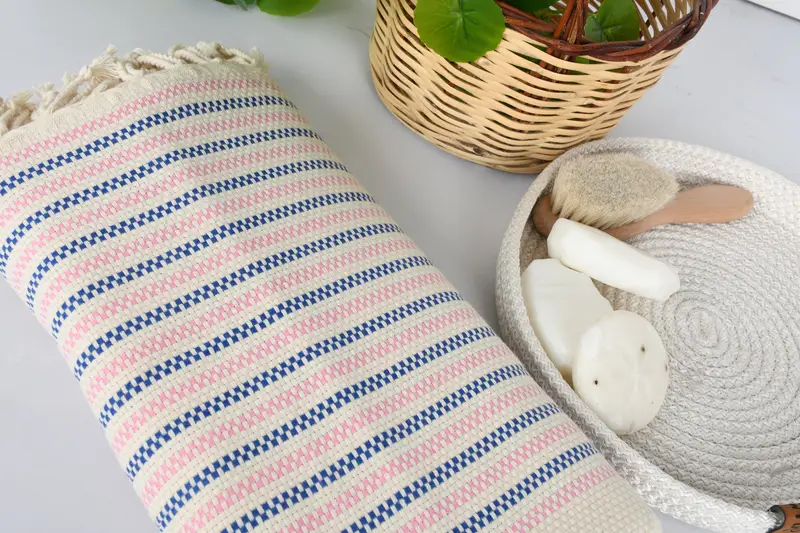 Organic Towel, Bachelorette Party Gifts, Quick-dry towel, Personalized Gifts, Birthday Gift, Spa Gift Towel, 70x40 Cotton Geometric Towel - 4