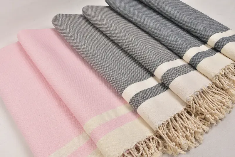 Wedding Gift, Turkish hand towel, Turkish Bath Towel Set, 70x40 Cotton Striped Towel, Fouta towel, Large Beach Towel Personalized, Bachelor Gift - 6