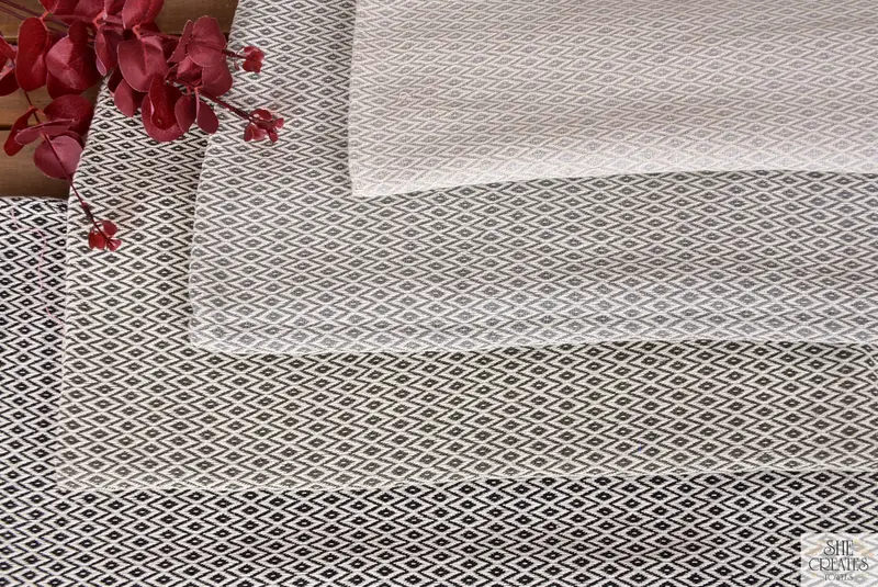Valentines Gift, 70x40 Cotton Diamond Towel, Yoga Towel, Personalized Home Gift Wedding, Monogram Turkish Towel, Wedding Gifts Towel, Thin towel - 5