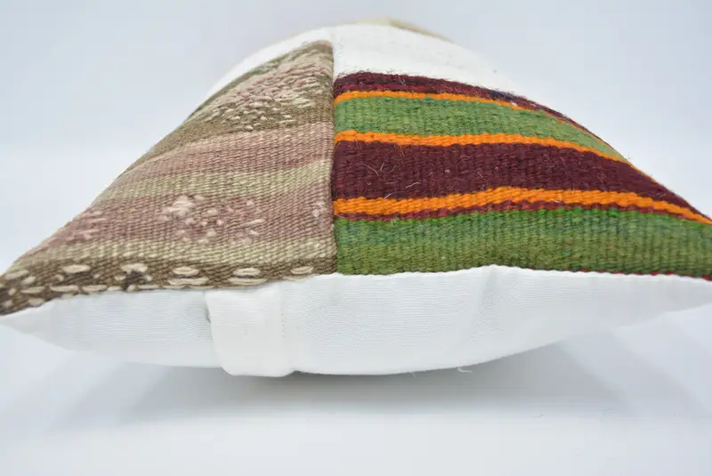 Tapestry Pillow Cover, Turkish Kilim Pillow, Interior Designer Pillow, Kilim Pillow Cover, Pillow, 12x24 White Pillow Sham - 5