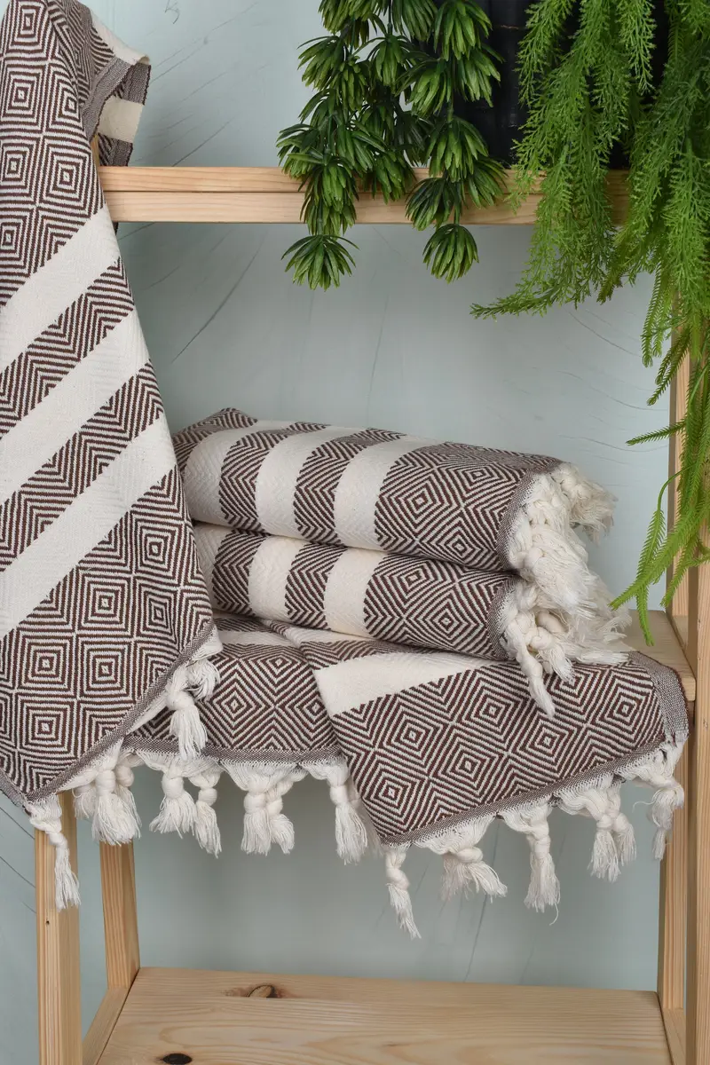 Kitchen Towel, Bathroom Towels, 32x20 Cotton Diamond Towel, Personalized Gift, Bridesmaid Towel, Boyfriend Christmas Gift, Beach Theme Wedding Gift - 6