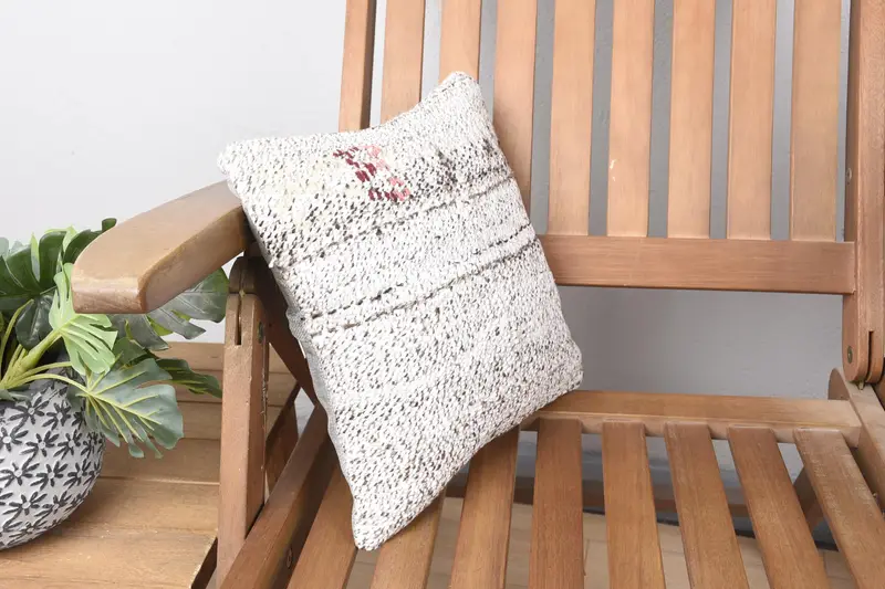 Vintage Pillow, Pillow Cover, One Of A Kind Pillow Cover, 12x12 White Pillow Case, Pillow for Sofa, Christmas Pillow Cover, Antique Pillows - 2