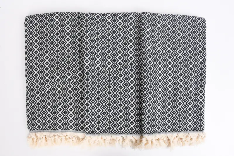 70x40 Cotton Diamond Towel, Gift Towel, Absorbent Turkish towel, Hammam towel, Home Decor Gifts, Traditional Turkish peshtemal for hammam - 7