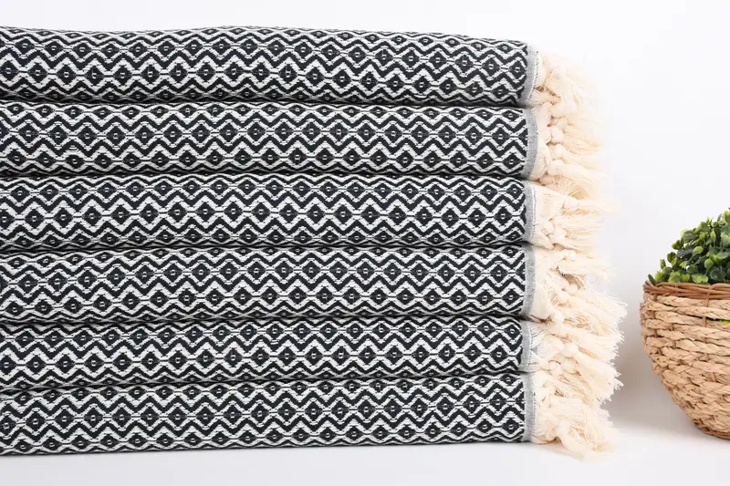 70x40 Cotton Diamond Towel, Gift Towel, Absorbent Turkish towel, Hammam towel, Home Decor Gifts, Traditional Turkish peshtemal for hammam - 2
