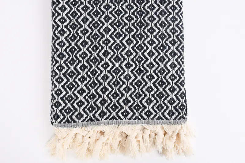 70x40 Cotton Diamond Towel, Gift Towel, Absorbent Turkish towel, Hammam towel, Home Decor Gifts, Traditional Turkish peshtemal for hammam - 3