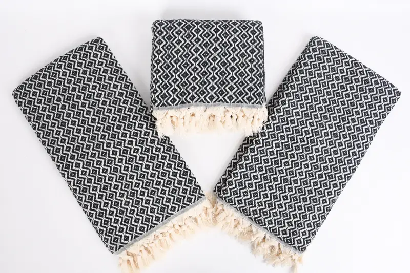 70x40 Cotton Diamond Towel, Gift Towel, Absorbent Turkish towel, Hammam towel, Home Decor Gifts, Traditional Turkish peshtemal for hammam - 6