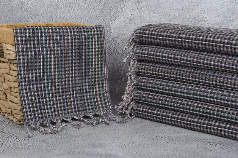Gym Towel, Embroidery Towel, Handmade Gift, 38x18 Cotton Geometric Towel, Turkish Tea Towel, Small Bath Towels, Custom Hand Towel, Organic Tea Towel - 3