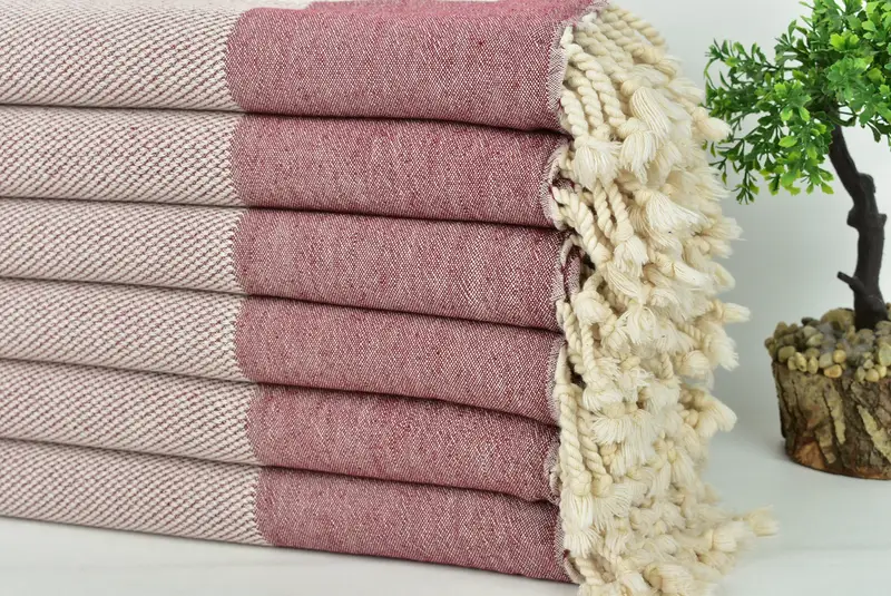 Lightweight Turkish towel, 70x36 Cotton Geometric Towel, Peshtemal Towel, Bachelor Towel, Peshtemal Towel USA, Gift For Best Friend, Luxury towel - 3