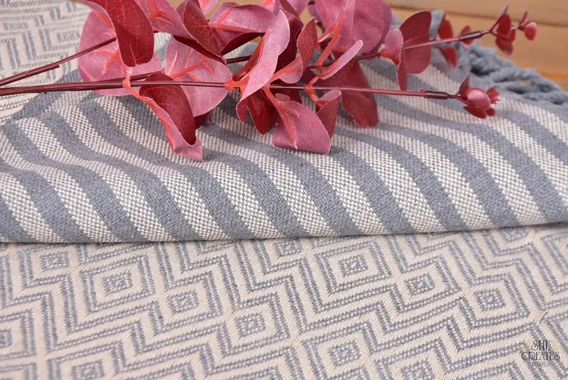 Bachelorette Party Decorations, Decorative Towel, Bachelor Gift, Turkish beach towel, Guest Towel, 70x40 Cotton Diamond Towel, Monogram Beach Towel - 6