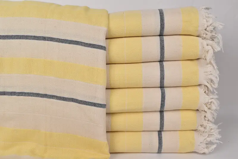 Throw Blankets, Turkish Blanket Throw, Throw Blanket Couch, 100x80 Cotton Striped Towel, Best Wedding Gift, Personalized Blanket, Bachelorette Gifts - 2
