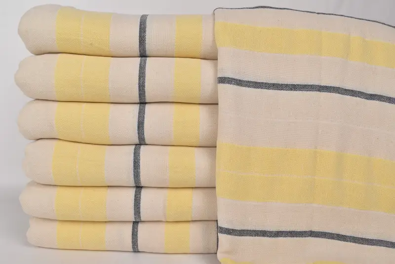 Throw Blankets, Turkish Blanket Throw, Throw Blanket Couch, 100x80 Cotton Striped Towel, Best Wedding Gift, Personalized Blanket, Bachelorette Gifts - 3