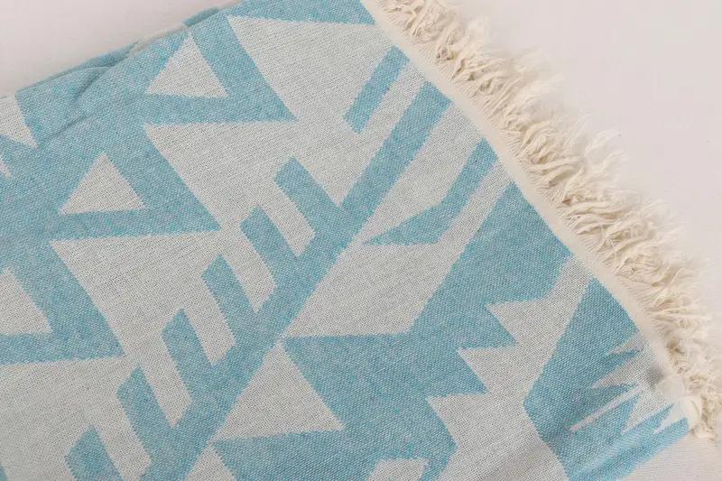 Personalized Gift For Him, Handmade Gift, Lightweight Turkish towel, Friends Beach Towel, Bachelorette Party Gifts, 76x40 Cotton Geometric Towel - 6
