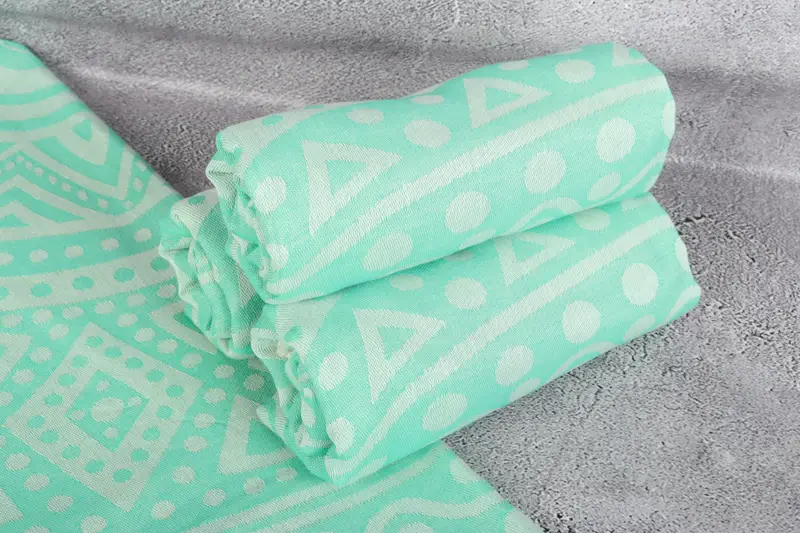 Sand-free towel, Hammam towel, Bride Gift, 70x40 Cotton Round Pattern Towel, Large Turkish Towel, Cancun Bachelorette Party Gift Ideas, Pool Towels - 8